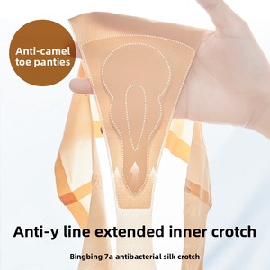 Nouvelles femmes glace soie sans couture Camel orteil sous-vêtements Anti-embarras antibactérien confort No Show culotte string pour Gym - Product Image 2