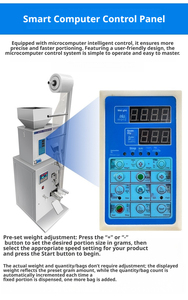 Machines d'emballage de poudre et de granulés pour petites entreprises : <span class=keywords><strong>machine</strong></span> de pesage et d'emballage de sachets de <span class=keywords><strong>café</strong></span>, sel, thé et sucre - Product Image 2