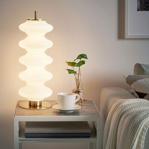 Gran oferta, luces nocturnas creativas, lámpara de pie, dormitorio, restaurante, lámpara de mesa de cristal moderna Nórdica - Product Image 2