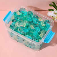 Capsules de lessive écologiques 4-en-1 de 12g, nettoyage puissant, parfum longue durée, sans danger pour les vêtements de bébé, très vendues aux États-Unis