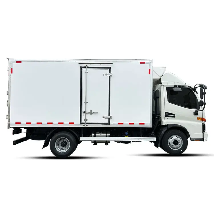 JAC Junling küçük Reefer dondurucu soğuk vücut kutusu odası Van kamyon 2 3 5 ton soğutmalı kamyon süt taşımacılığı için