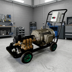 Nouvelle machine de lavage haute pression 300 bars, diesel, 3 CV, triphasée, pour usage intensif, avec pompe à engrenages électronique industrielle - Product Image 5
