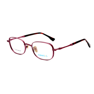 Superovo-Gafas ópticas cuadradas de titanio unisex con montura completa, gafas de lectura de lujo ligeras, patrón impreso multicolor bajo - Product Image 1
