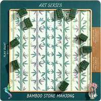 Tapis de Mahjong Moderne de Luxe Silencieux Midnight Game Master - Mousse XPE Anti-Bruit Elite - Base Antidérapante Robuste - Résistant à la Saleté