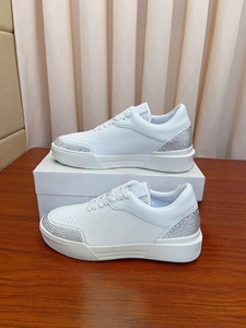 Nuevo Estilo 2026, Zapatillas Deportivas de Lujo para Hombre, Diseño de Moda, con Incrustaciones de Diamantes, Suela Gruesa, Transpirables, Parte Superior de Cuero Genuino, para Caminar y Patinar - Product Image 1