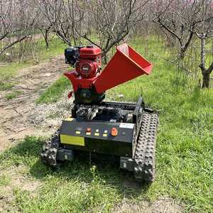 Tondeuse <span class=keywords><strong>à</strong></span> gazon télécommandée avec accessoire déchiqueteur de <span class=keywords><strong>bois</strong></span> amovible pour l'entretien des vergers, des vignobles et des fermes - Product Image 2