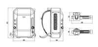 Machine de nettoyage au laser à impulsions de fibres ultra-rapide multifonctionnelle 120W pour le bois, le PVC, l'acier inoxydable, l'aluminium, écologique et portable