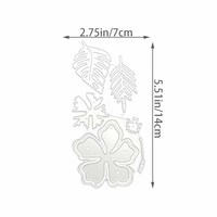 Kit de découpe et d'embossage manuel en acier au carbone pour scrapbooking DIY, motif floral, modèle exclusif transfrontalier