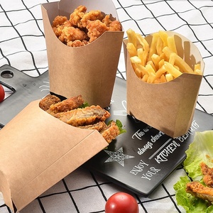 Cajas de Papel Kraft para Llevar Comida: Hot Dogs, Hamburguesas, Papas <span class=keywords><strong>Fritas</strong></span>, Nuggets de Pollo y Pollo Frito - Product Image 1