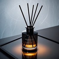 Ensemble diffuseur de parfum à bâtonnets sous marque privée avec boîte, conçu pour les marques de parfums personnalisées, offrant une diffusion de parfum stable