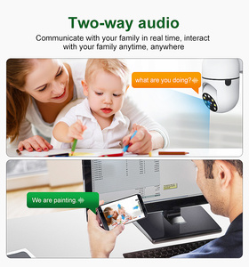 Cámara de Seguridad WiFi 1080p, Monitor para Bebés/Mascotas con Giro/Inclinación, Visión Nocturna, Audio Bidireccional, Seguimiento de Movimiento, Almacenamiento en la Nube y Tarjeta SD, Interior - Product Image 5