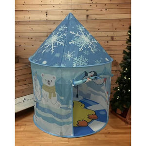 Maison de jeu pliable pour l'extérieur, tente de <span class=keywords><strong>princesse</strong></span> <span class=keywords><strong>des</strong></span> <span class=keywords><strong>neiges</strong></span> de haute qualité, tente yourte mongole pour enfants - Product Image 5