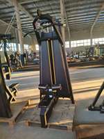 Équipement de fitness de luxe : Appareil de traction dorsale et de rameur réglable en acier avec sélection de charge par broches