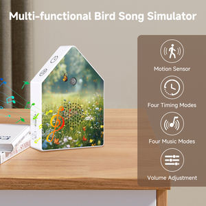 Venta al por mayor Birdhouses Caja de sonido Caja de música Multi-Birds Chirrido para relajación Baño Sala de estar Imitar Birdsong - Product Image 3