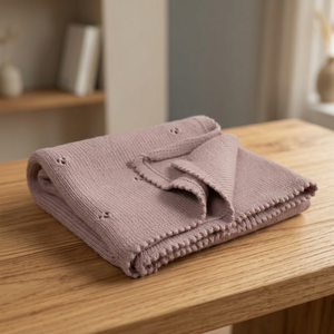 Couverture douce en tricot pour bébé, coton biologique, couverture d'emmaillotage pour nouveau-né, literie douillette neutre pour la chambre de bébé, enveloppe douce pour nourrisson - Product Image 2