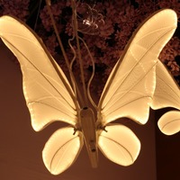 Accessoires de mariage, ailes de papillon en acier lumineuses, décoration suspendue au plafond, lustre de scène, décoration de mariage Valor TW0030