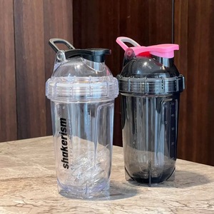 Bouteille <span class=keywords><strong>shaker</strong></span> à protéines en PC haute transparence de 500 ml avec grille de mélange intégrée, sans BPA, anti-fuite, avec bouchon à clapet, pour la salle de sport et les protéines de lactosérum - Product Image 2
