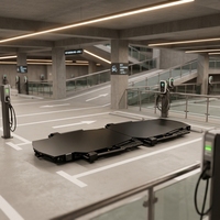Robot AGV intelligent de stationnement automatique, capacité de charge de 3000 kg, robot de transfert de voitures robuste pour usine automobile