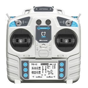 <span class=keywords><strong>MicroZone</strong></span> MC7 C7 MINI Controlador Transmisor de 2.4G con Sistema de Radio Receptor MC8RE para Aviones RC Drones Multirotores Helicópteros - Product Image 1