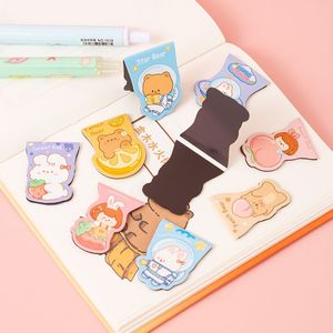 Cute Cartoon Magnetic <b>Bookmarks</b> Double Sided Reusable For Students School Use - Product Image 1