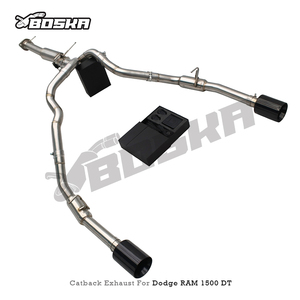 ท่อไอเสีย BOSKA Valvetronic สำหรับ Dodge RAM 1500 DT V8 5.7L ปี 2015-2023 ผลิตจากสแตนเลส 304 พร้อมปลายท่อ Catback Muffler - Product Image 5