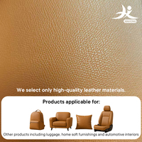 Vente directe usine – Tissu en cuir synthétique PU grain litchi fin mat pour bagages, sacs et sellerie automobile