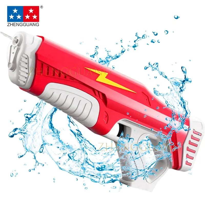 Летний подарок, электрический водяной пистолет Zhengguang, игрушечный пластиковый Автоматический водяной пистолет для игр, для взрослых и детей