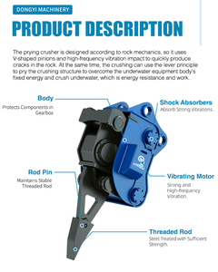 Excavator Attachments Hydraulic Breakers Tip-ripper Breaking Hard Ground Rippa Rock Vibrating Vibro Ripper - Product Image 2