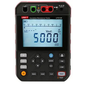 UNI-T UT513B Medidor de Resistencia de Aislamiento de 5 kV, Megohmetro de 2T, 3.5 mA, Diagnóstico Avanzado de Cortocircuitos PI/DAR, 1 Año de Garantía - Product Image 1