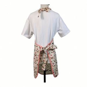 Custom Logo Women's Cafe <b>Apron</b> Personalized Approns for <b>Baristas</b> and Bistro Workers - Product Image 2