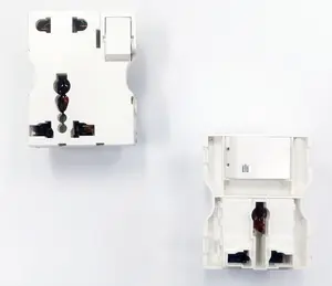 米国標準6ピン電気壁電源ソケット壁コンセントダブル3ピン米国タイプ金属アクセサリースイッチ端子接点