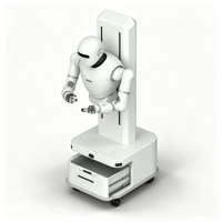 Robot humanoïde mobile Y2-M à double manipulateur, précision de répétition de 0,03 mm, navigation autonome LiDAR, recherche ROS2, 570W 220V ZY