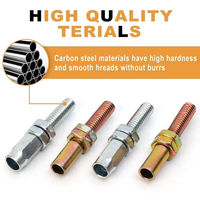 Tornillo de Embrague para Motocicleta M6, Ajuste Universal, Tornillo Ajustador de Cable de Acelerador de Aluminio, Ajustador de Cable de Embrague para Moto