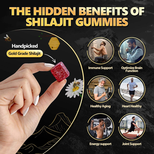 Gummies OEM/ODM de Shilajit Pur de l'Himalaya pour Adultes : Soutien Cognitif, Concentration, Endurance, Santé Cardiaque, Cérébrale et Cellulaire - Product Image 3