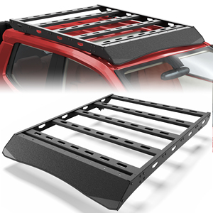Panier de toit robuste 4x4 pour pick-up, porte-bagages compatible Toyota Tacoma 2024-2025 Crew <span class=keywords><strong>Cab</strong></span> (avec porte) - Product Image 1