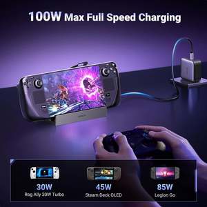 Estación de acoplamiento UGREEN Steam Deck Dock 9 en 1 USB C con soporte plegable, transmisión rápida de 10Gbps, carga rápida PD 100W - Product Image 5