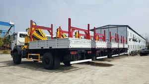 Beiben 4X4 8 tonnes <span class=keywords><strong>camion</strong></span> spécial Van lourd boîte à <span class=keywords><strong>benne</strong></span> basculante 15 tonnes 12 tonnes <span class=keywords><strong>grue</strong></span> montée sur <span class=keywords><strong>camion</strong></span> à flèche articulée avec flèche pliante de 14 tonnes - Product Image 4