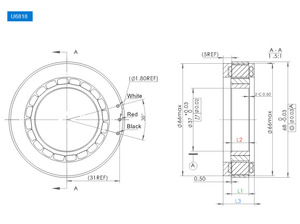 Motor de Par de Accionamiento Directo de 48 V, Diámetro Exterior de 68 mm, Par de 1.54 Nm, Altura de 18 mm, Motor Bldc sin Marco, Motor de Articulación de Robot - Product Image 6