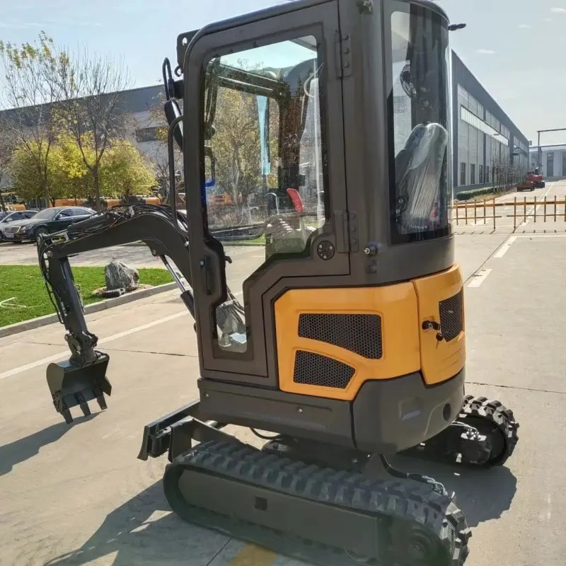 Miễn phí vận chuyển Trung Quốc máy xúc nhỏ với Boom Side Swing 1.5 tấn Mini Digger DIESEL máy xúc bánh xích để bán