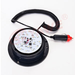 Luces de Baliza Intermitentes LED con Alarma, Cable Enrollado Magnético de 16', Material de PC/ABS, Alimentación Externa para Vehículos y Camiones - Product Image 3