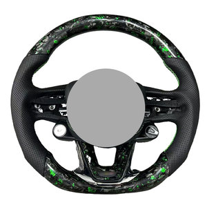 <span class=keywords><strong>Volante</strong></span> Personalizado de Fibra de Carbono Forjada con Cuero Perforado Blanco LED para Cadillac XT5 XT4 CT4 CT5 CT6 - Product Image 5