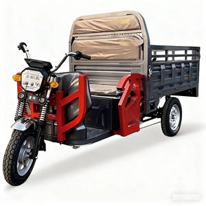 Tricycle électrique de cabine de 1.6m avec puissance de <span class=keywords><strong>1500W</strong></span> et tricycle de cabine ouverte en acier inoxydable de 72V - Product Image 1