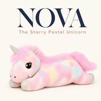 Offre Spéciale – Peluche Personnalisée Ultra Douce de 60 cm, Modèle Animal Nova, en Coton PP Super Doux, OEM pour Boutiques de Cadeaux et Détaillants