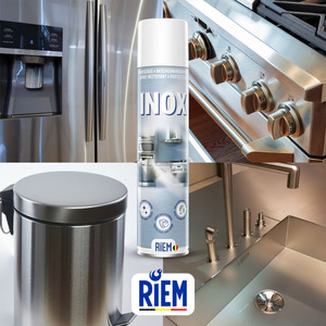 สเปรย์ทำความสะอาดสแตนเลสสำหรับพื้นผิวอลูมิเนียมและโครเมียมป้องกันความเงางามกันน้ำฉลากส่วนตัว OEM เบลเยี่ยม - Product Image 2