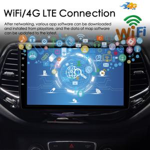Radio Android 13 con 128 GB de ROM, 2 DIN, GPS, Estéreo para Jeep Compass 2017-2019, Autoradio Inalámbrico, CarPlay, Reproductor Multimedia de Video para Auto - Product Image 5