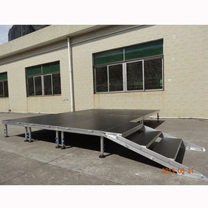 เวทีงานแต่งงานกลางแจ้งแบบโมดูลอลูมิเนียม - ประกอบง่าย พกพาสะดวก พื้นผิวกันลื่น - Product Image 4