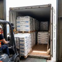 Polyacrylamide non ionique (PAM) de qualité export, pureté 99 %, en poudre, conforme aux normes internationales pour le traitement de l'eau