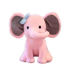 Customized Plush Toys High Quality Customized Plush Animal Toys, pink <b>Elephant</b> Plush Toys - Product Image 1