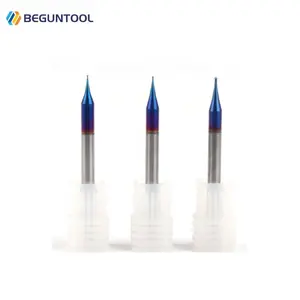 <strong>Micro</strong> <strong>End</strong> <strong>Mill</strong> HRC65 2 Flutes CNC Small Diameter Milling Cutter R0.2-0.45 D0.2-0.9 <strong>Micro</strong> Ball Milling Cutter Miniature <strong>End</strong> <strong>Mill</strong> - Product Image 2