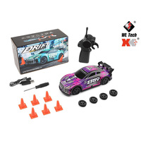 WL 1:22 Voiture de course RC électrique 4x4 haute vitesse 15KM/H avec éclairage LED, pneus de course TPR supplémentaires et pneus de drift PP